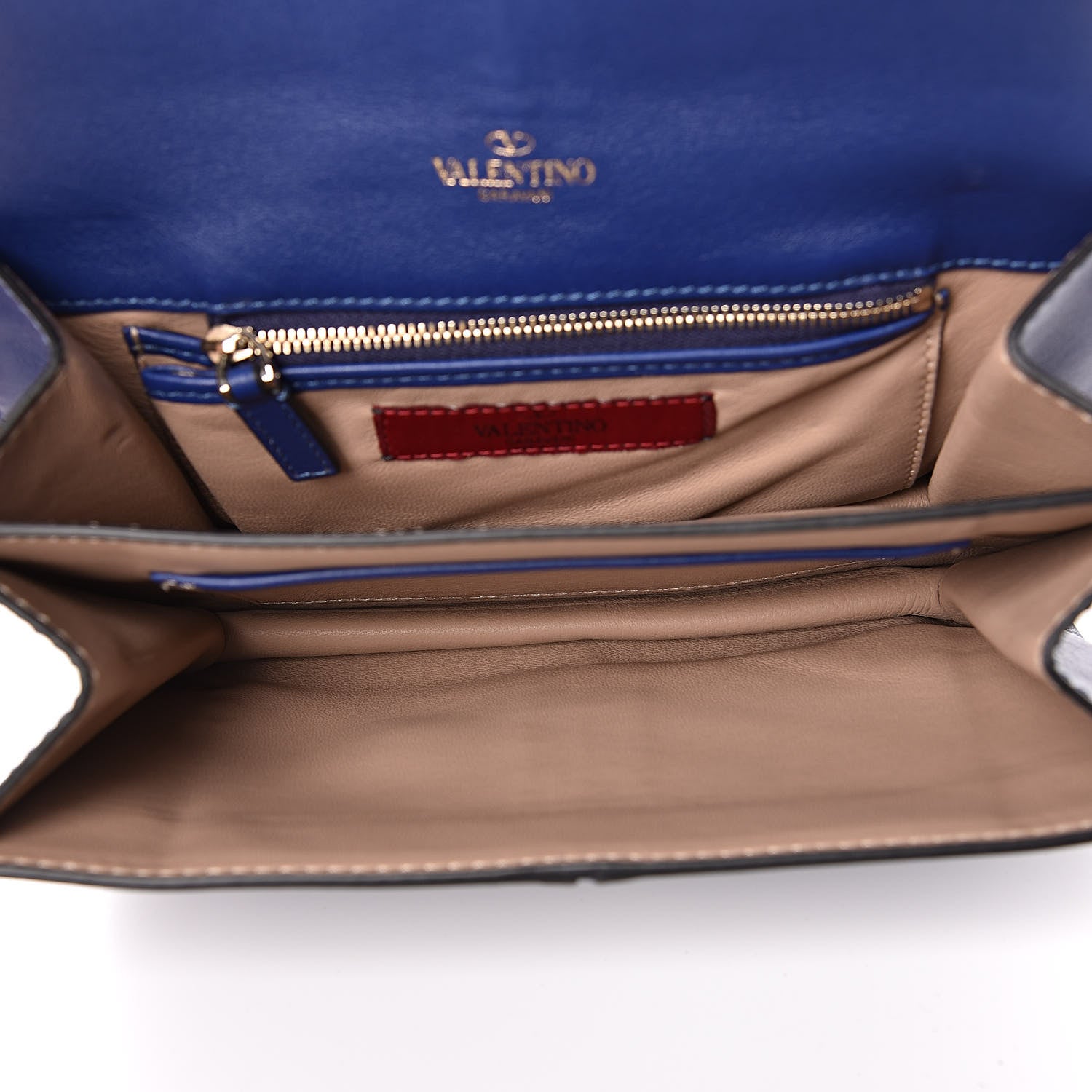 Valentino Garavani Vitello My Own Code Clutch Royal 5 of 9