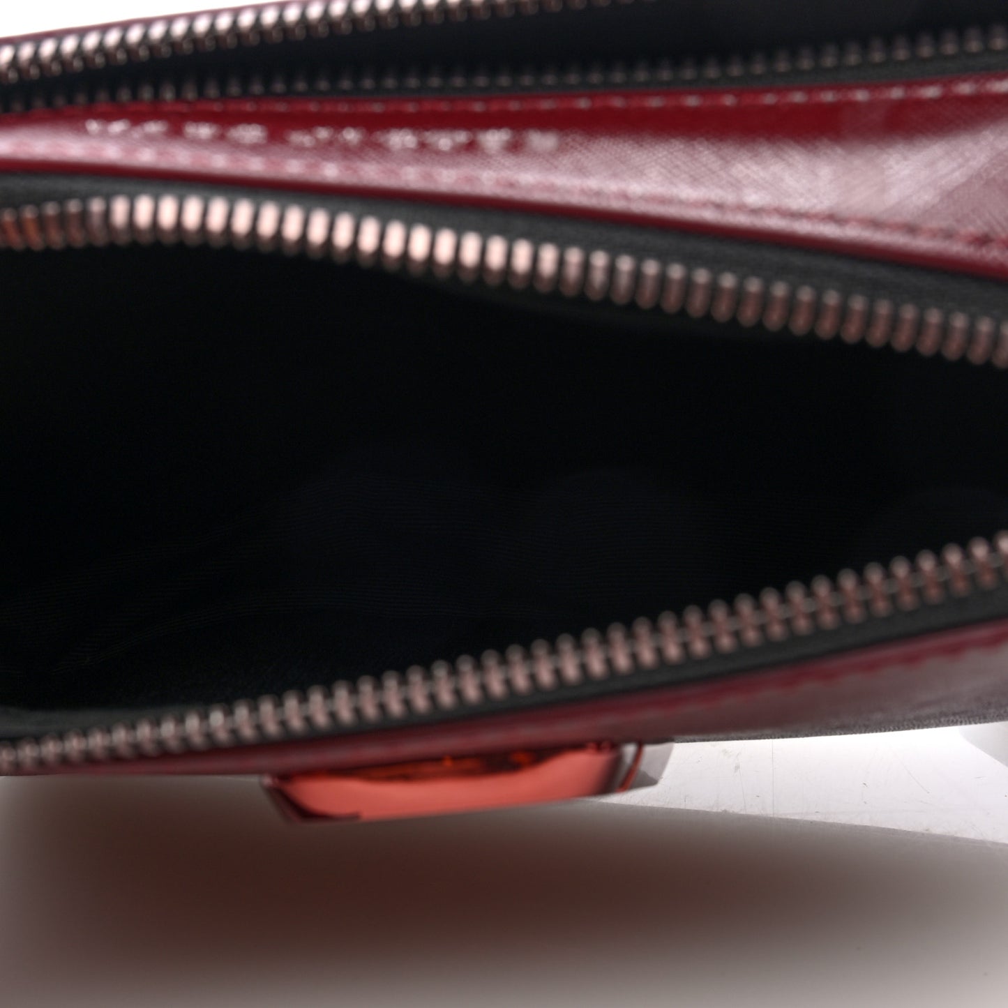 Saffiano Snapshot Camera Bag Burgundy
