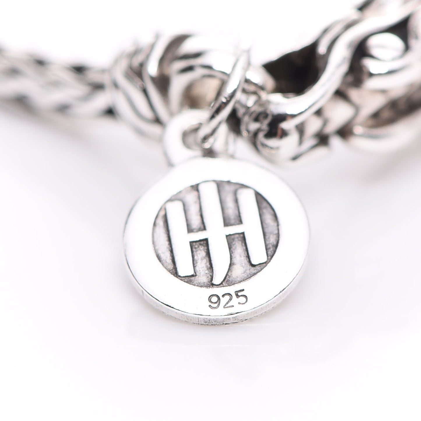Sterling Silver Naga Dragon Station Bracelet