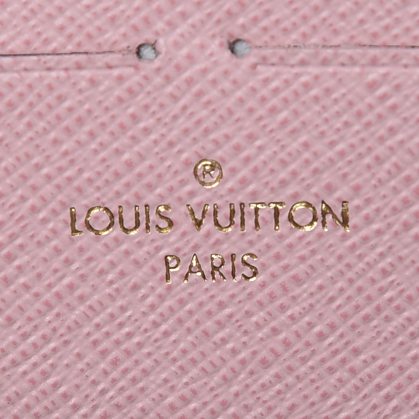 Damier Ebene Clemence Wallet Rose Ballerine