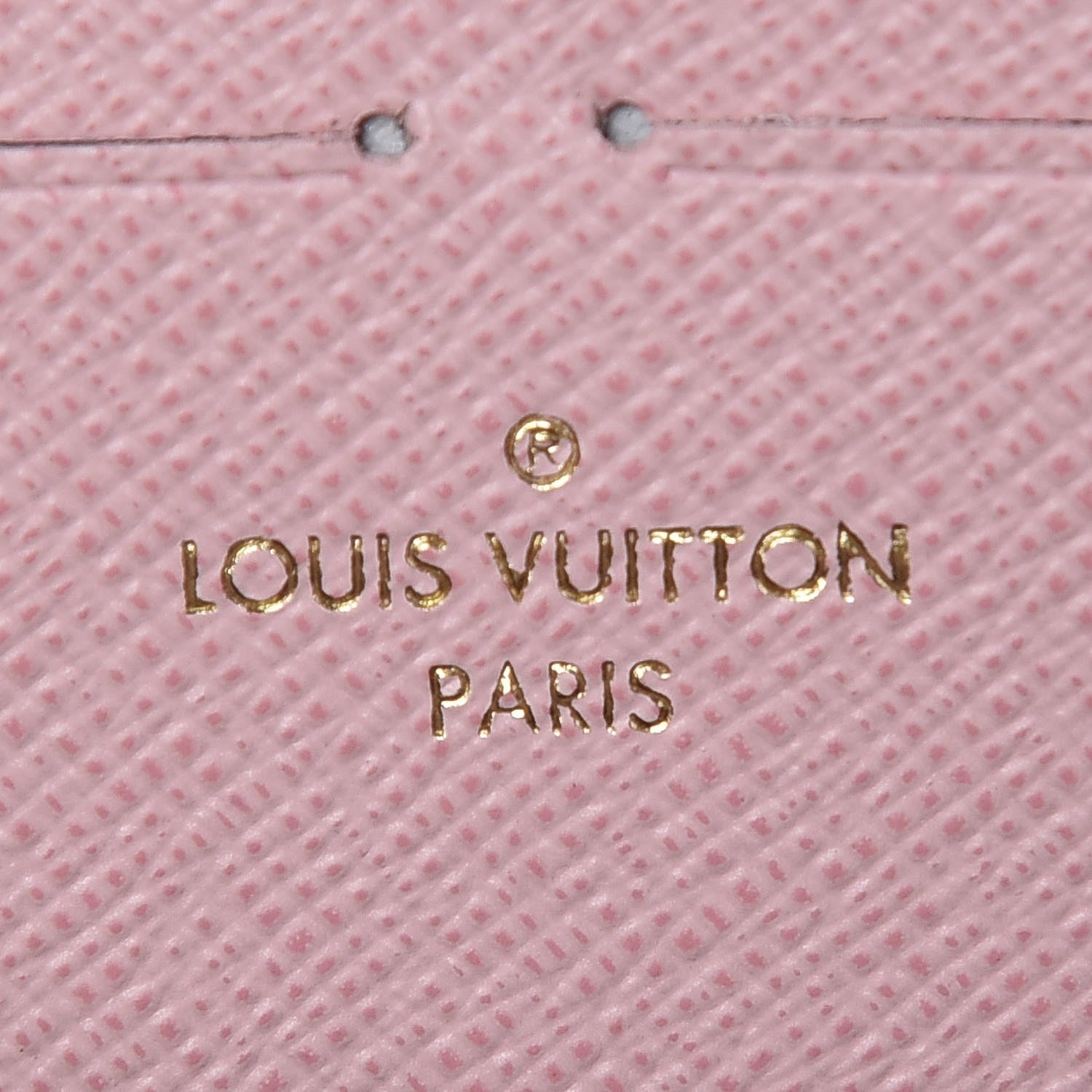 Louis Vuitton Damier Ebene Clemence Wallet Rose Ballerine 5 of 6