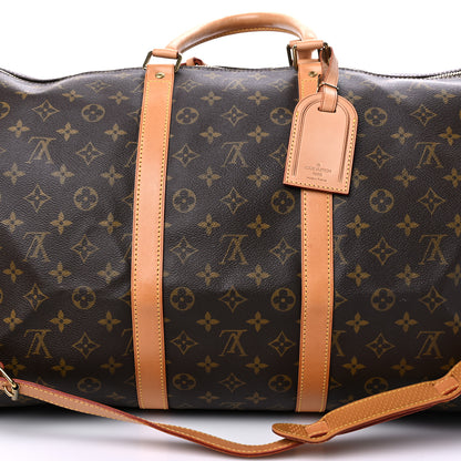Louis Vuitton Monogram Keepall Bandouliere 55 18 of 22
