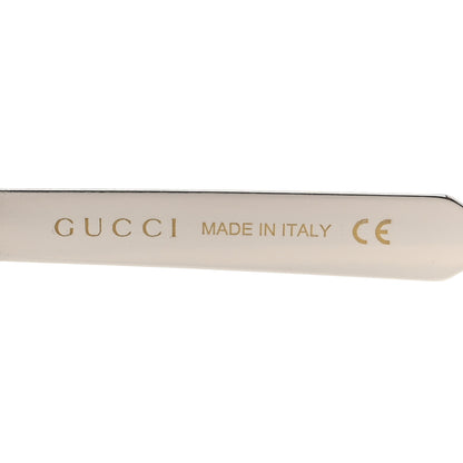 Gucci Acetate Damascato Cat Eye Sunglasses GG0055S Black Gold 6 of 8
