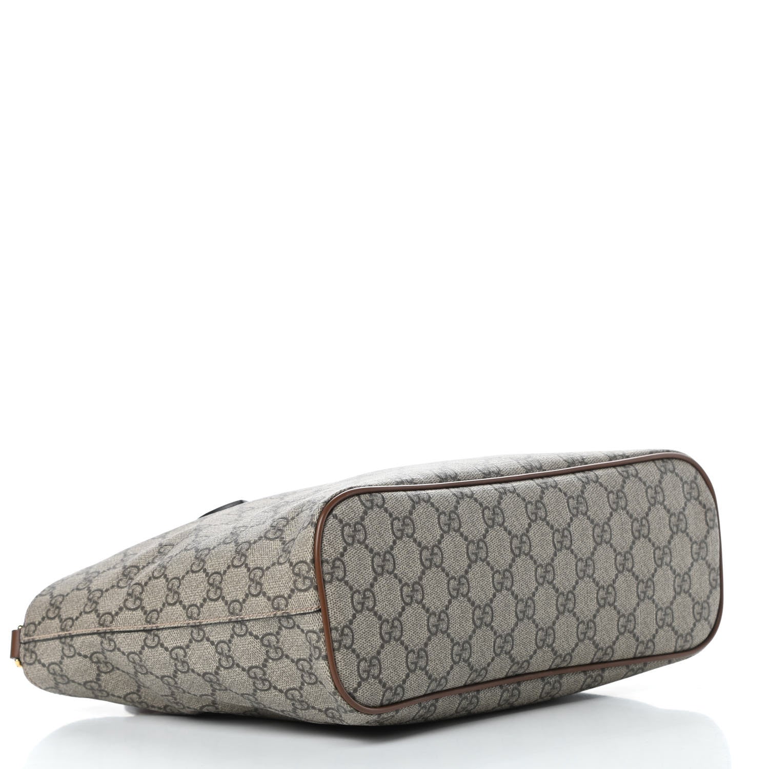Gucci Soft GG Supreme Monogram Small Crossbody Tote Beige Cuir 4 of 10