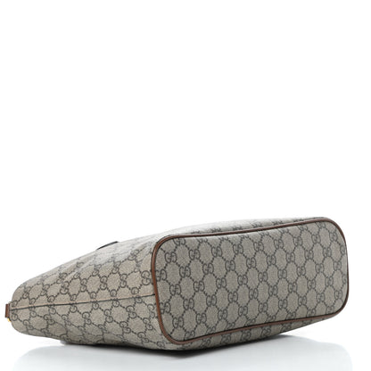 Gucci Soft GG Supreme Monogram Small Crossbody Tote Beige Cuir 4 of 10