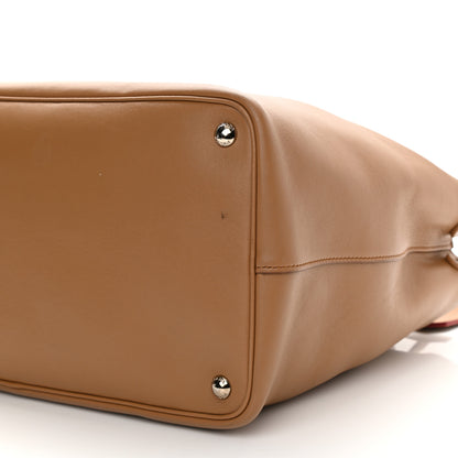 Prada City Calfskin Twin Tote Caramel 10 of 11