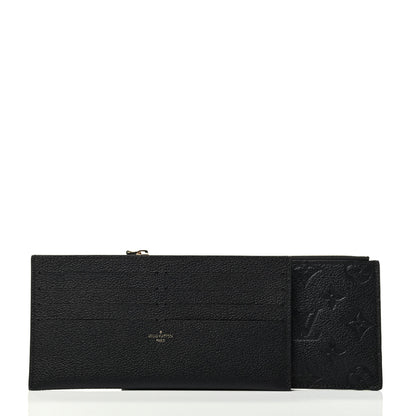 Louis Vuitton Empreinte Felicie Chain Wallet Zippered Insert Black 6 of 7