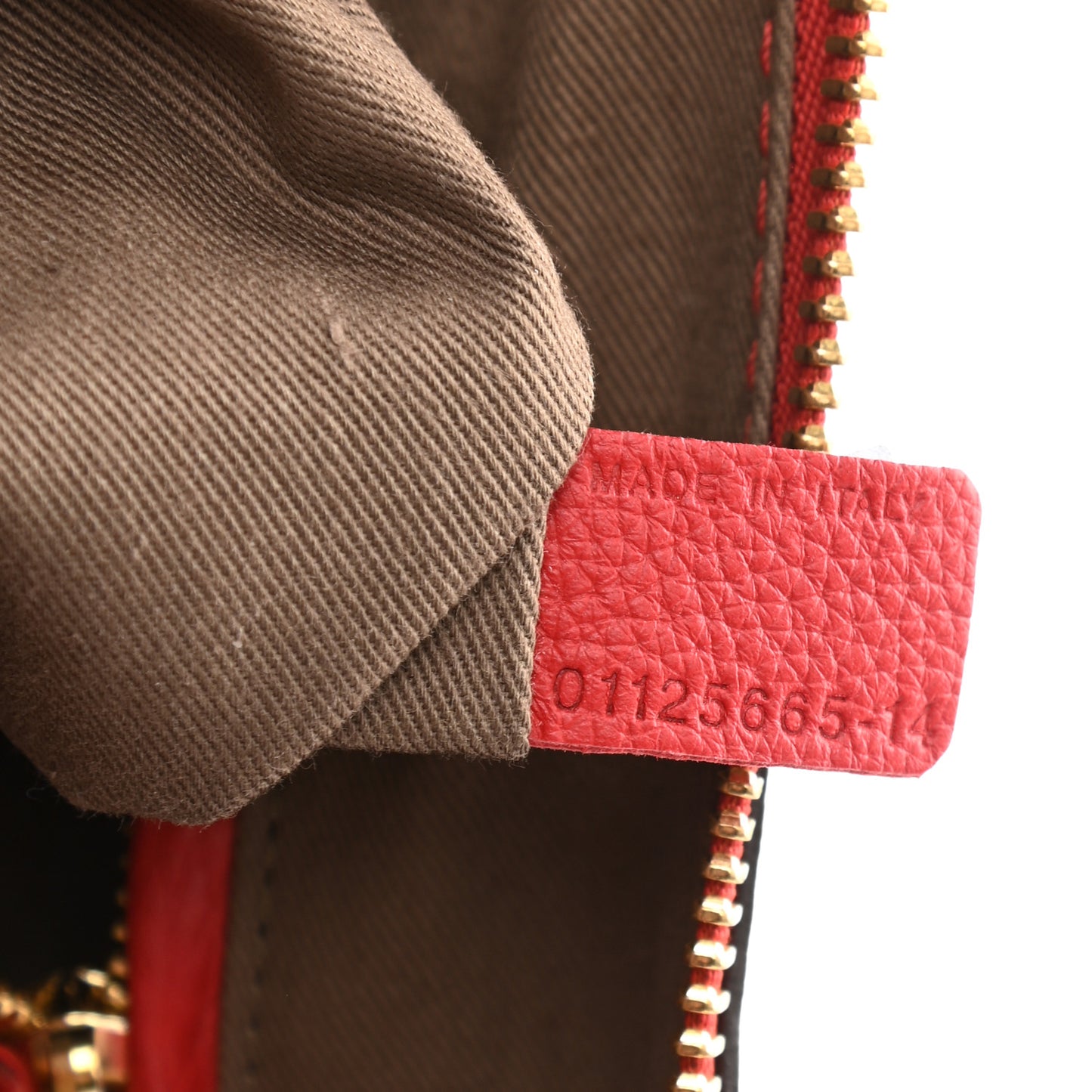 Calfskin Medium Marcie Satchel Red