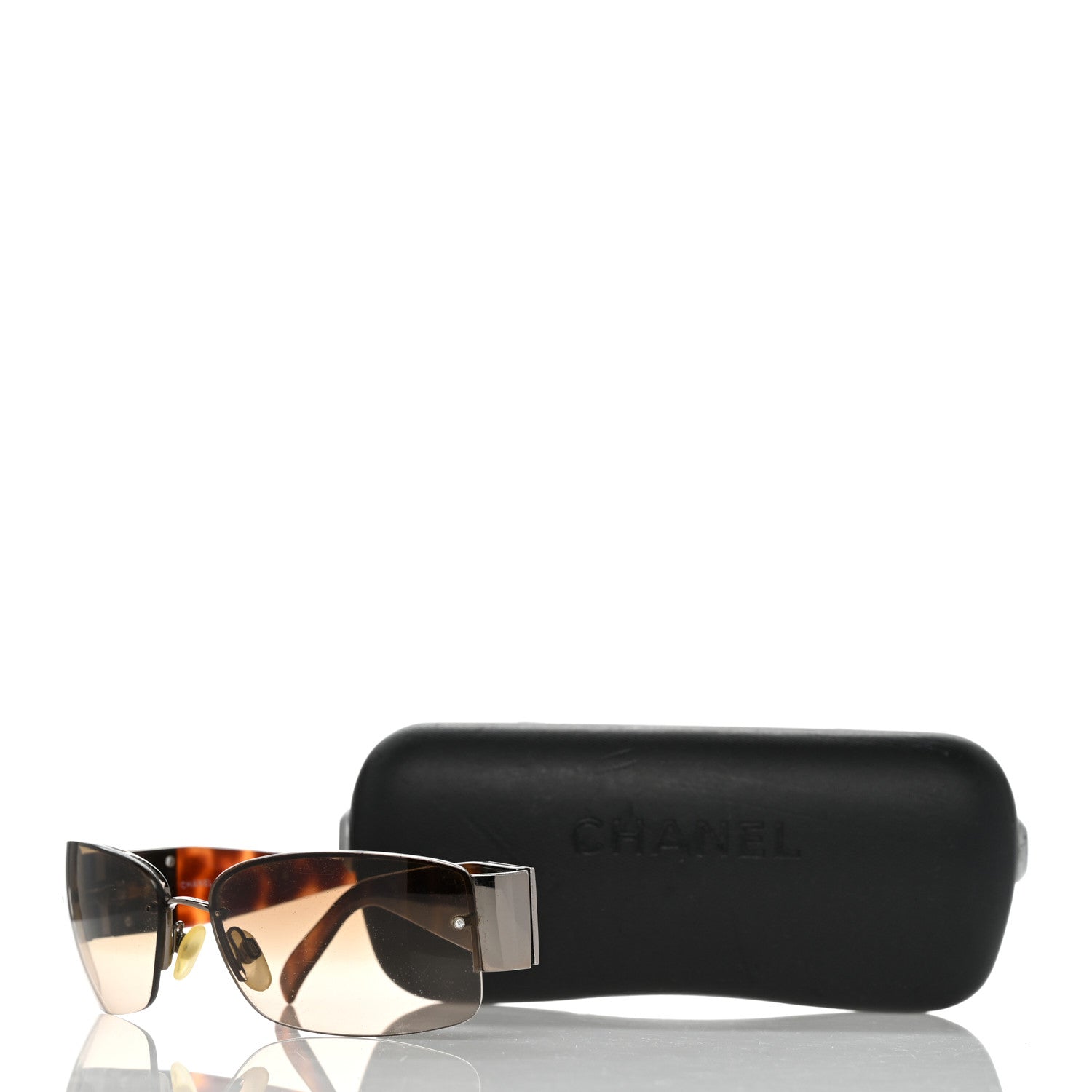 Chanel Crystal CC Sunglasses 4117-B Tortoise 8 of 8