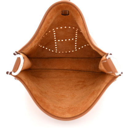Hermes Taurillon Clemence Evelyne III PM Gold 5 of 11