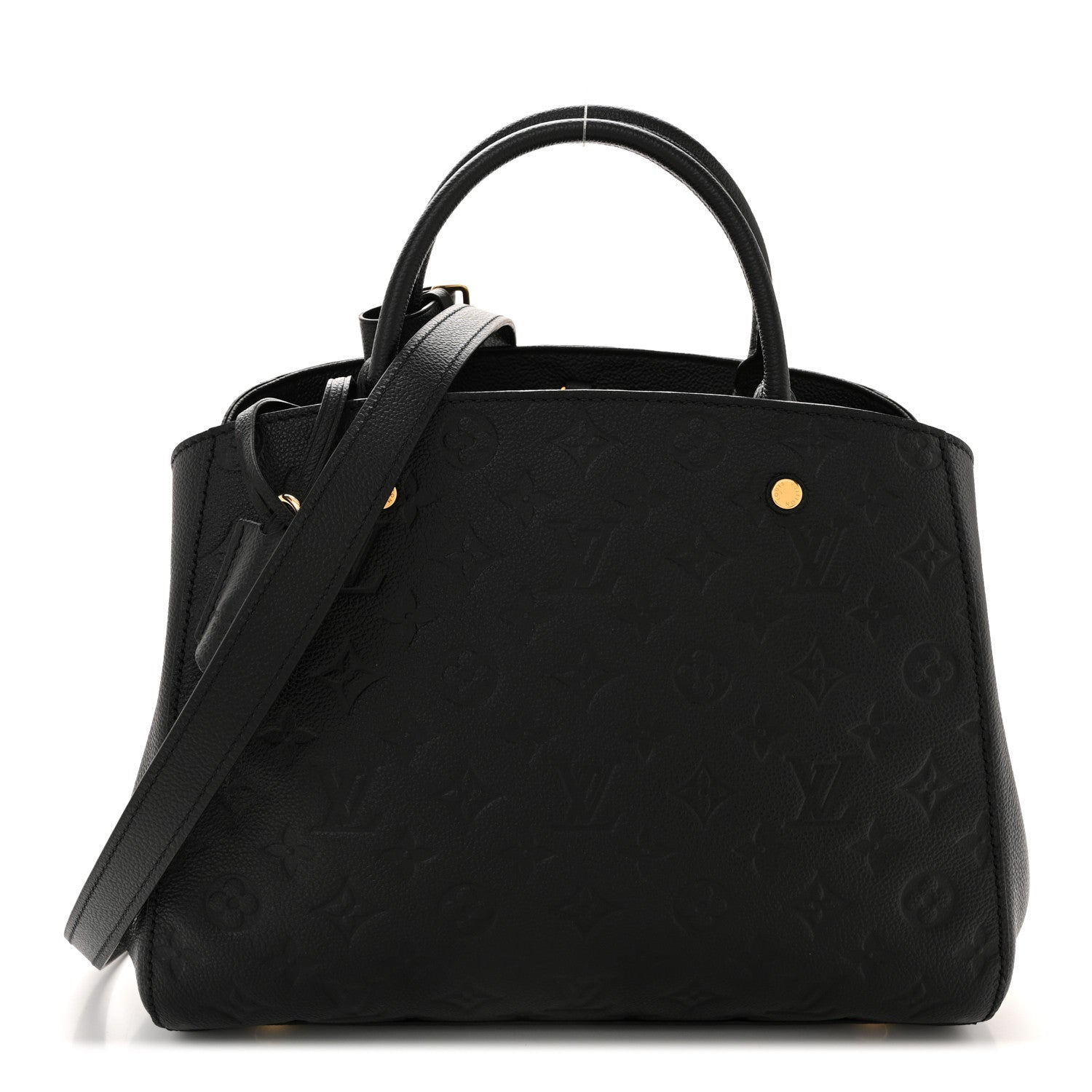 Louis Vuitton Empreinte Montaigne MM Black 1 of 12