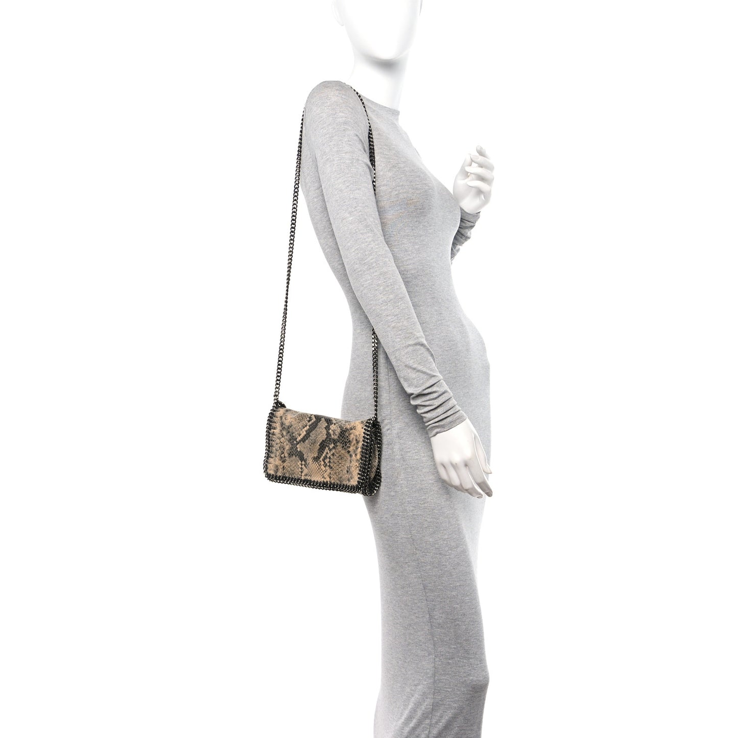 Snake Print Falabella Bag