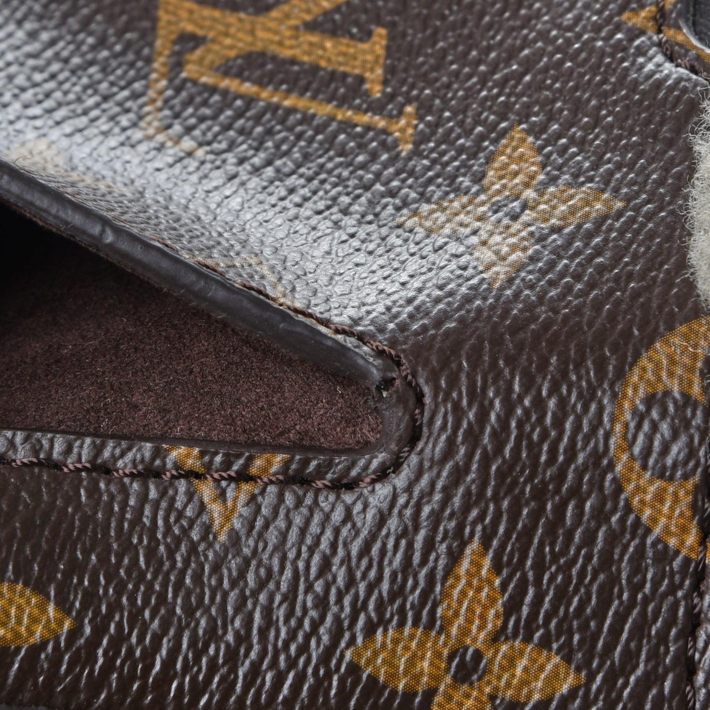 Shearling Monogram Marc Newson Fleece Pack Beige