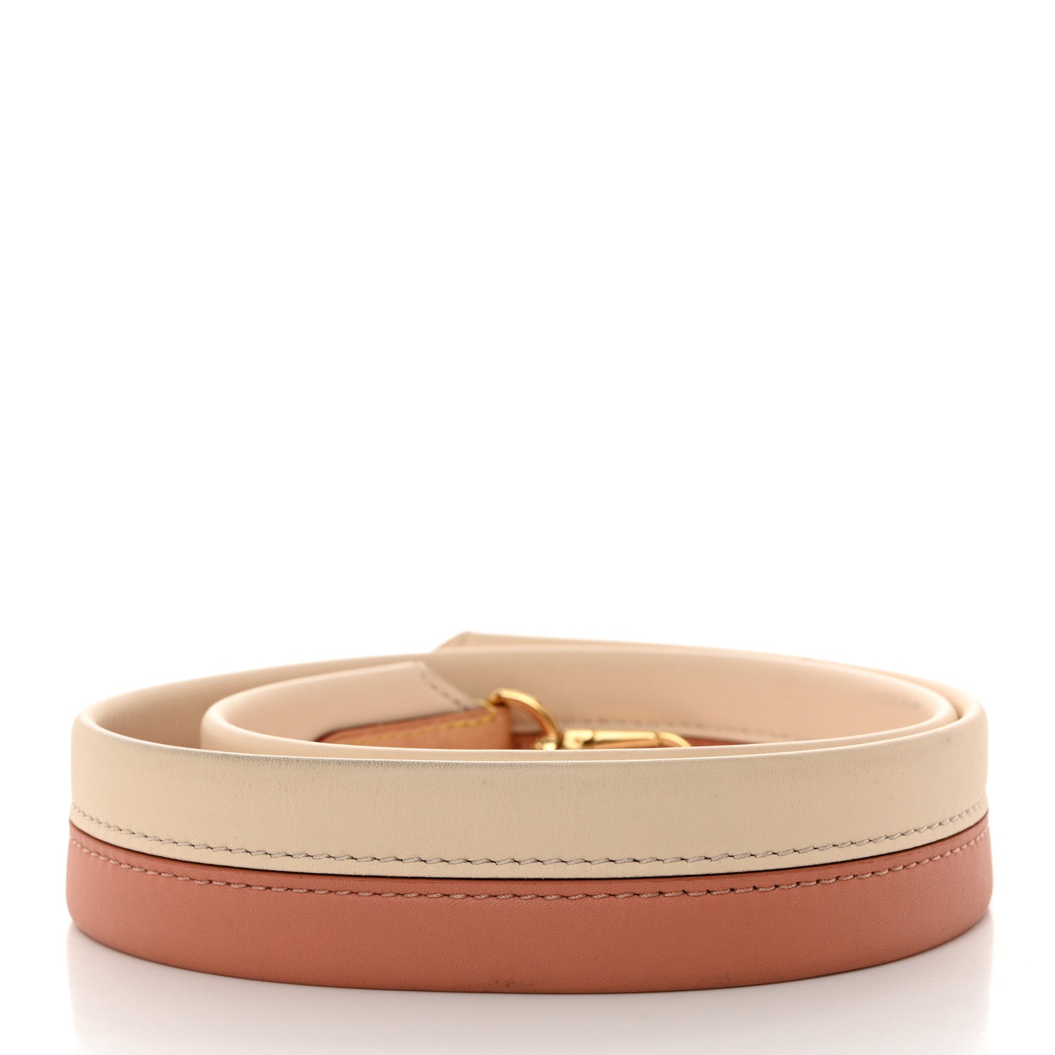 Louis Vuitton Calfskin Cluny BB Shoulder Strap Creme Vieux Rose 2 of 3