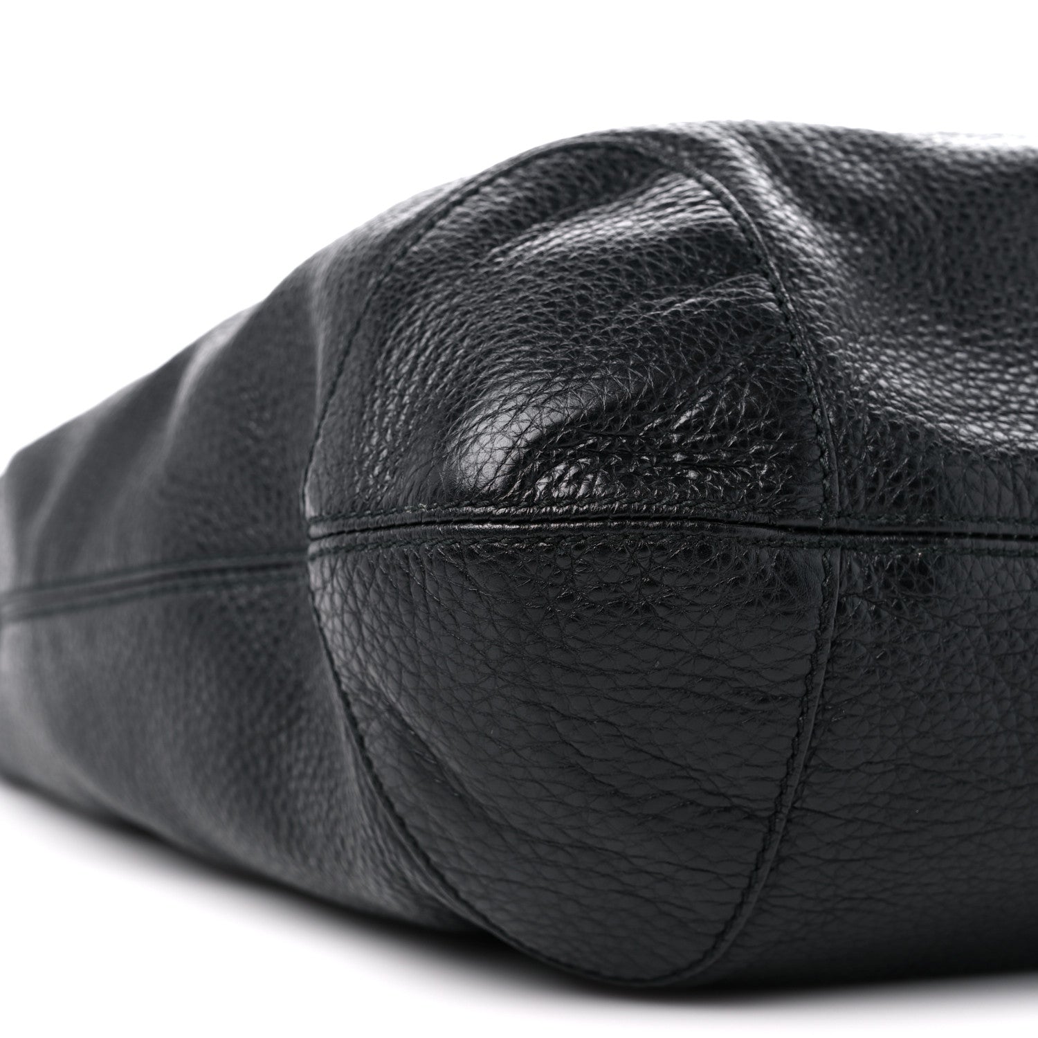 Gucci Pebbled Calfskin Medium Soho Chain Hobo Black 8 of 9