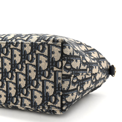 Christian Dior Oblique Medium Diortravel Nomad Pouch Blue 10 of 10