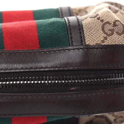 Gucci Monogram Web Small Cosmetic Case Dark Brown 15 of 17