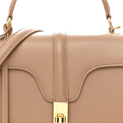 Celine Satinated Calfskin Small 16 Top Handle Bag Beige 10 of 15