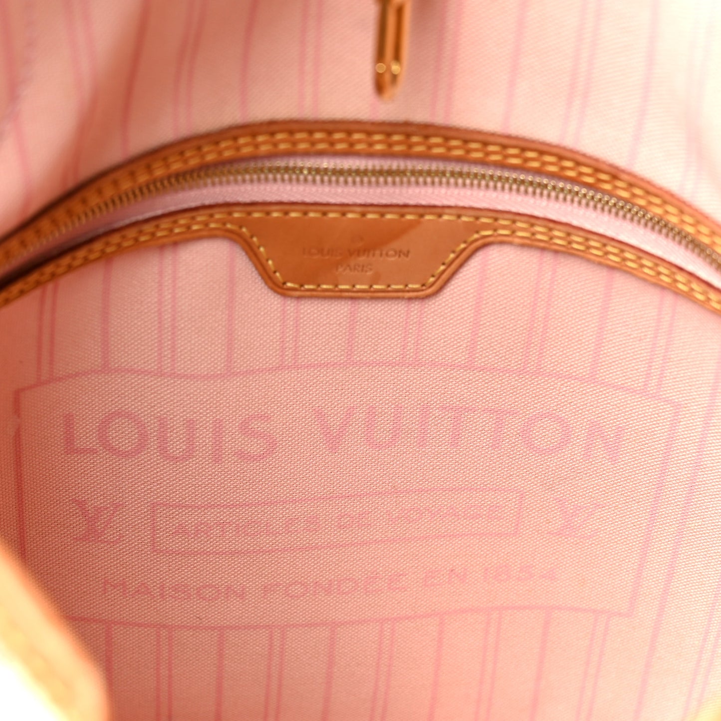 Damier Azur Neo Neverfull MM Rose Ballerine