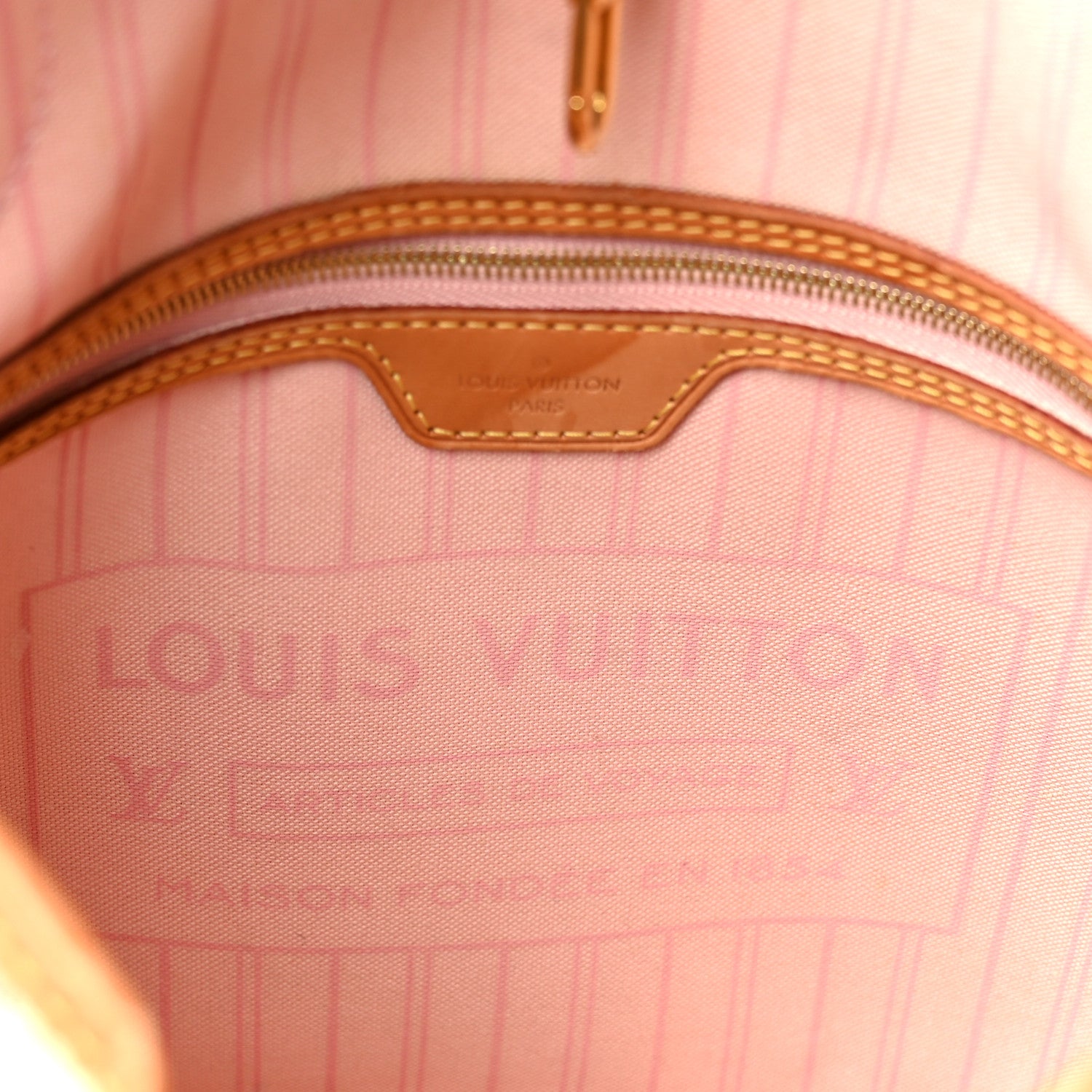 Louis Vuitton Damier Azur Neo Neverfull MM Rose Ballerine 5 of 15