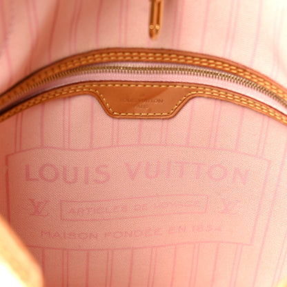 Louis Vuitton Damier Azur Neo Neverfull MM Rose Ballerine 5 of 15