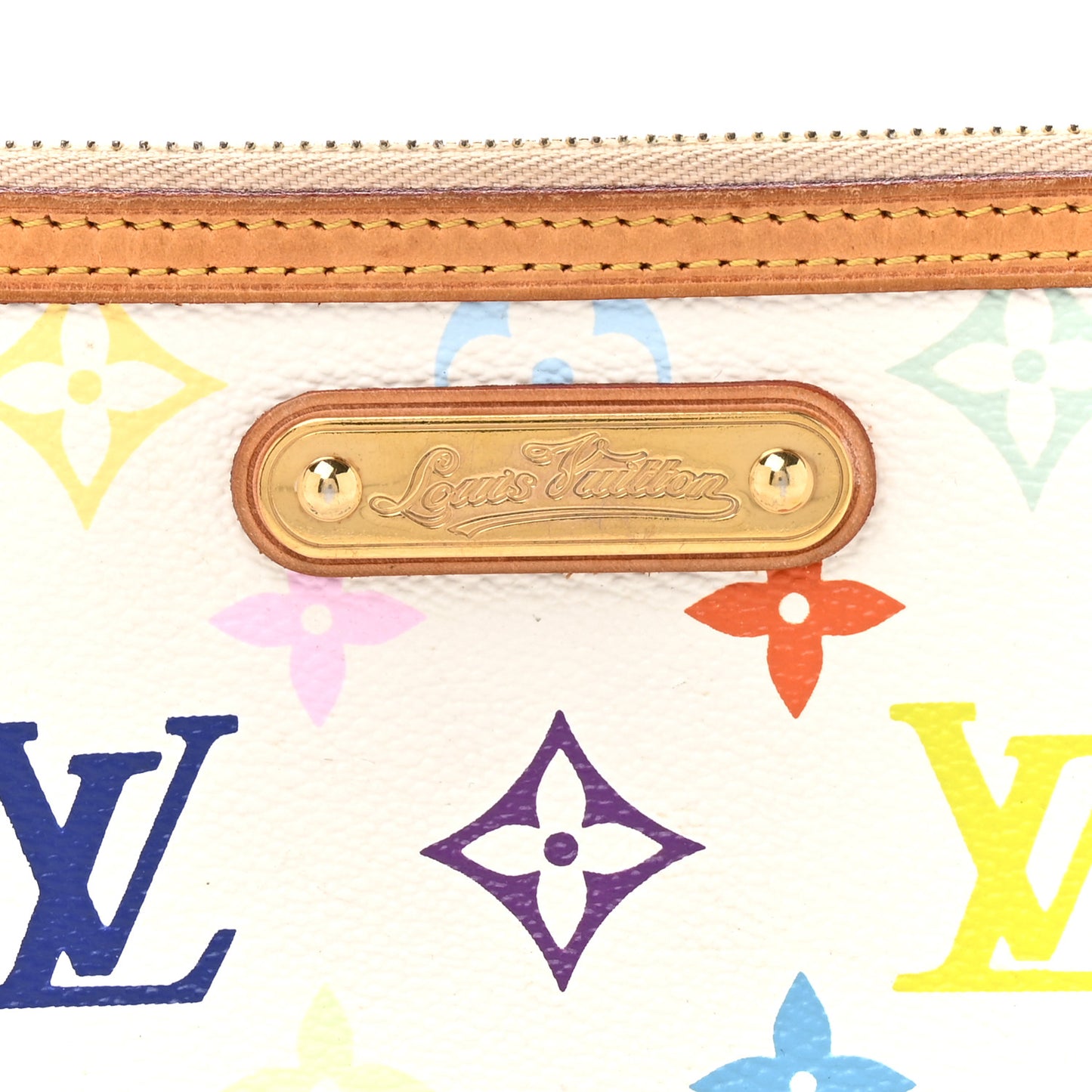 Monogram Multicolor Pochette Milla MM White