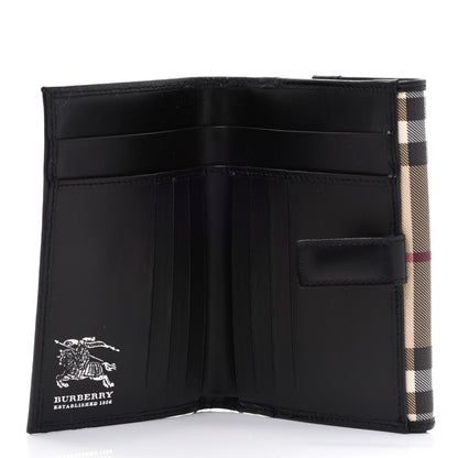 Burberry House Check Compact Wallet Black 5 of 7