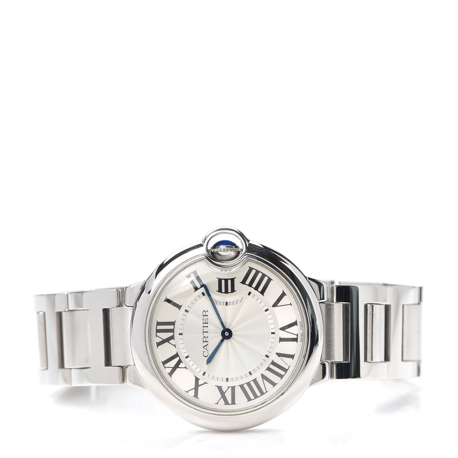 Cartier Stainless Steel 36mm Ballon Bleu De Quartz Watch 2 of 6