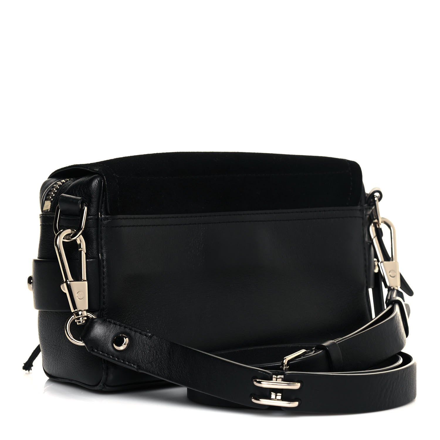 3.1 Phillip Lim Lambskin Suede Fringe Bianca Handbag Black 3 of 16