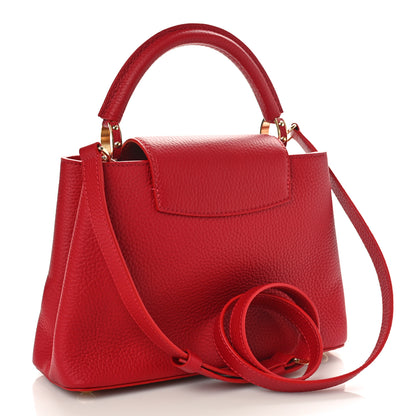 Louis Vuitton Taurillon Capucines BB Scarlet Red 2 of 8