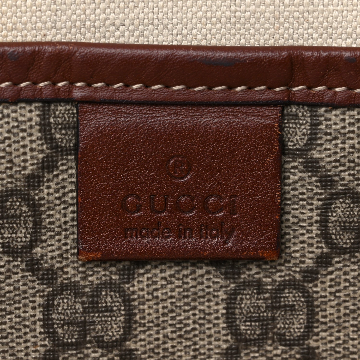 Gucci GG Plus Monogram Medium Signature Web Loop Tote Light Brown 5 of 23