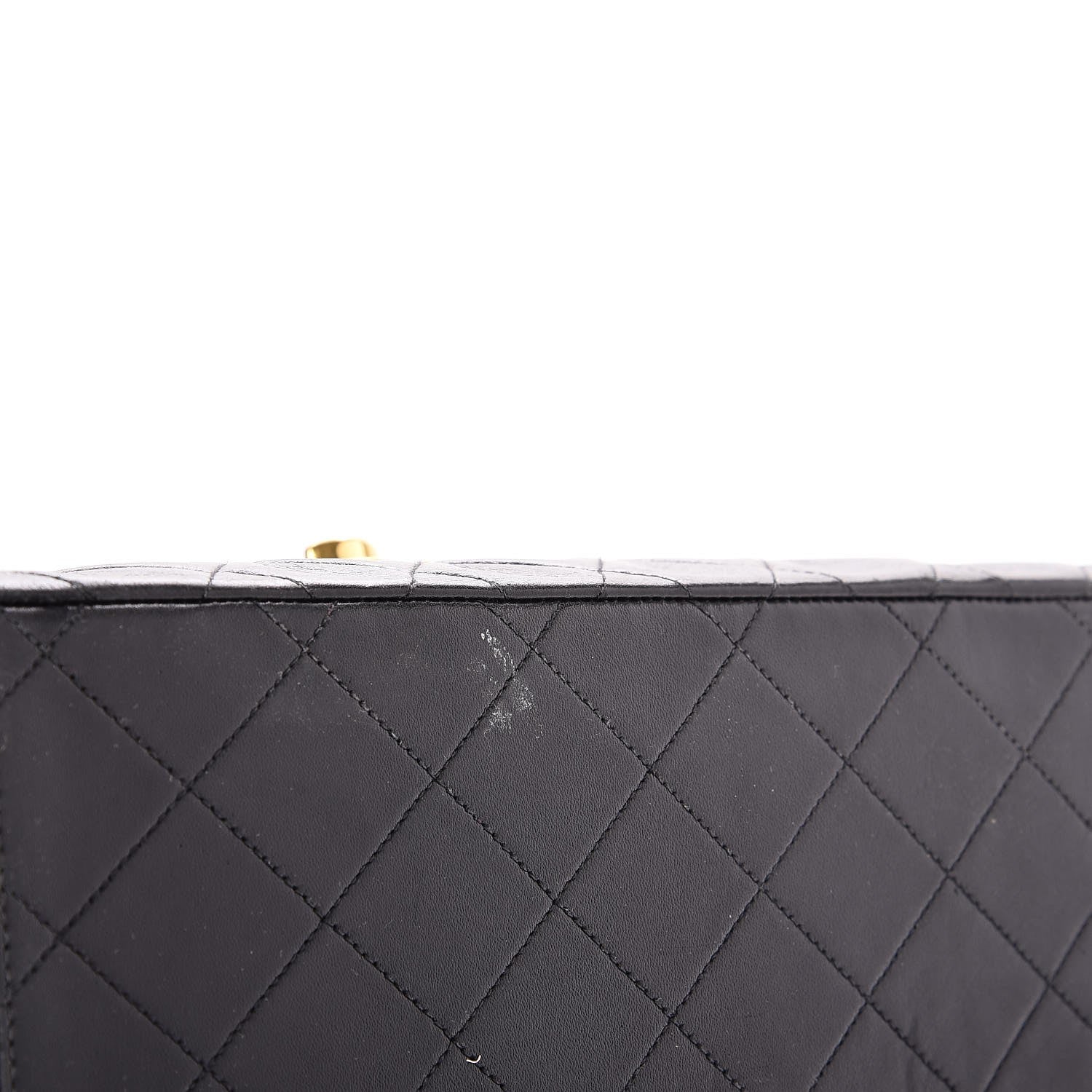 Chanel Lambskin Quilted Jumbo Single Flap Black 9 of 9
