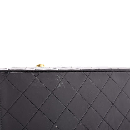 Chanel Lambskin Quilted Jumbo Single Flap Black 9 of 9