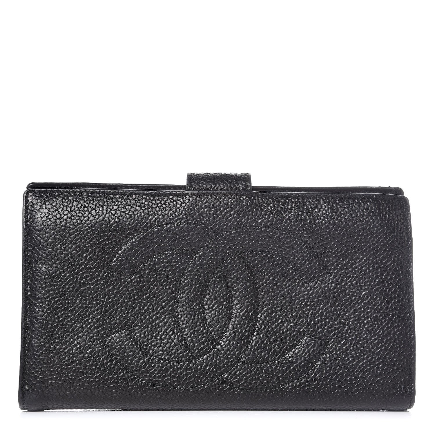 Chanel Caviar Timeless CC French Wallet Black 1 of 18