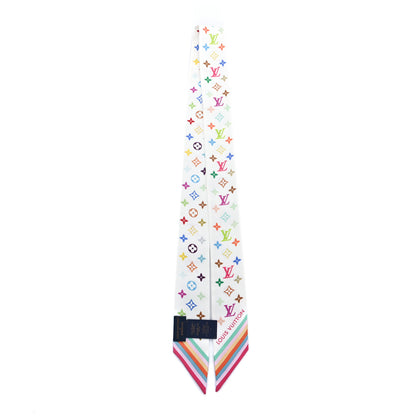 Louis Vuitton LV X TM Silk Monogram Multicolor BB Bandeau White 2 of 3