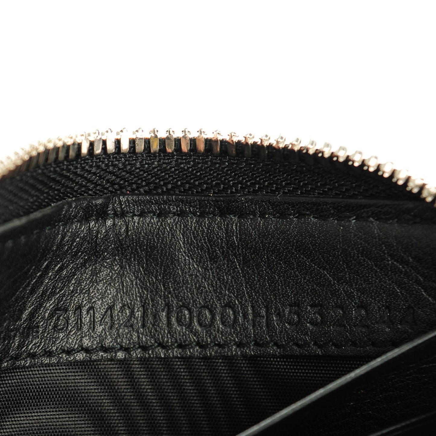 Calfskin Papier Continental Zip Around Wallet Black