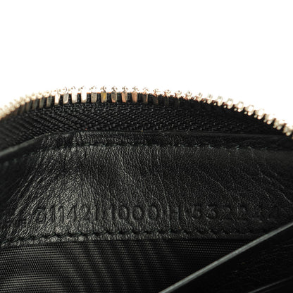 Balenciaga Calfskin Papier Continental Zip Around Wallet Black 7 of 7