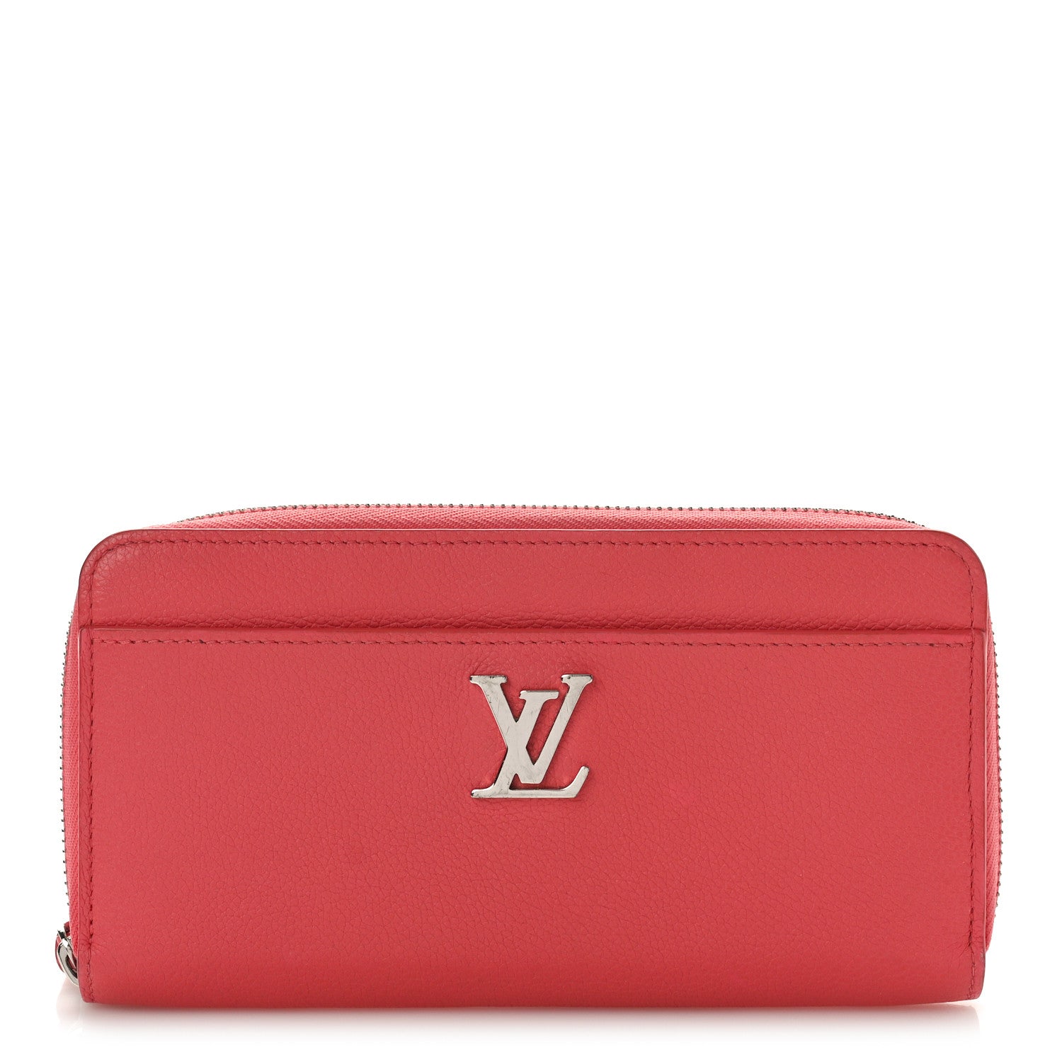 Louis Vuitton Calfskin Zippy Lockme Wallet Pink 1 of 8