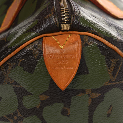 Louis Vuitton Monogram Graffiti Speedy 30 Kaki 11 of 19