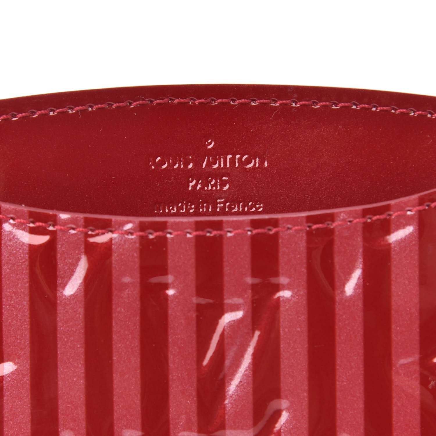 Louis Vuitton Vernis Rayures Mirror Case Pomme D'Amour 6 of 6