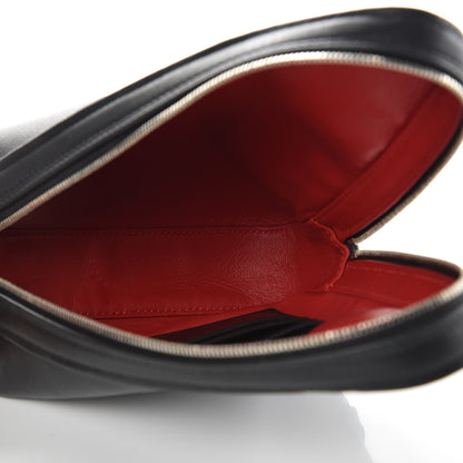 Balenciaga Calfskin M Triangle Pouch Black 5 of 7