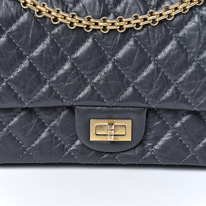 Chanel Aged Calfskin 2.55 Reissue 225 Flap Dark Grey 11 of 11