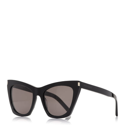 Saint Laurent New Wave SL214 Kate Cat Sunglasses Black 1 of 8