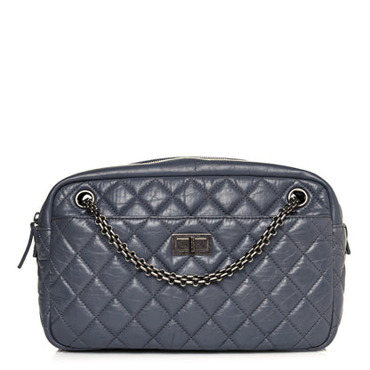 Chanel Aged Calfskin Quilted Medium Reissue Camera Case Grey 1 of 12