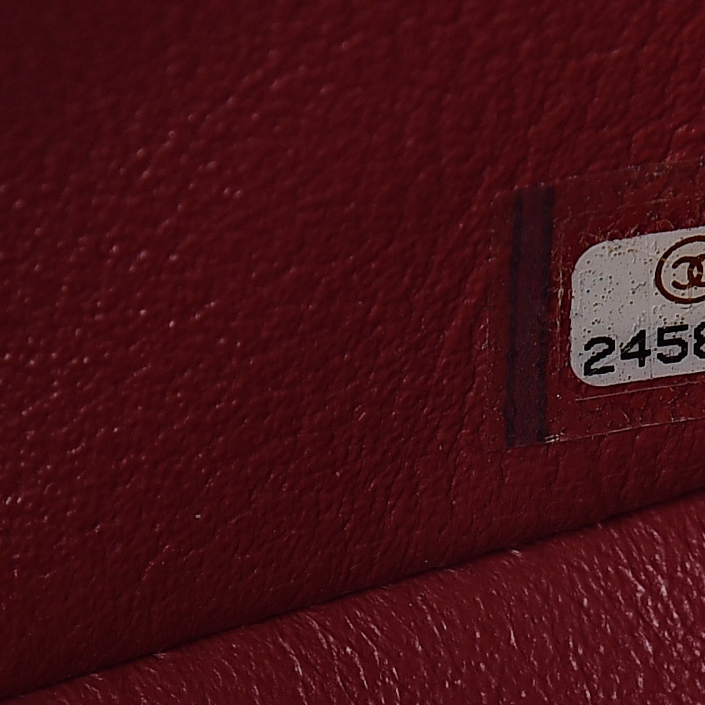 Caviar Quilted Mini Rectangular Flap Red