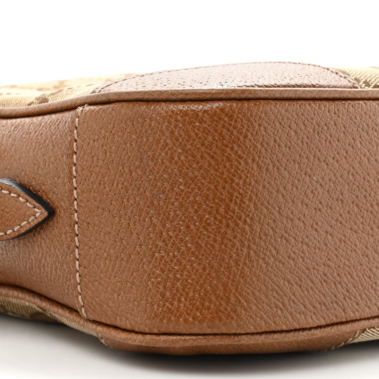 Monogram Mini Bree Messenger Bag Beige Tabacco