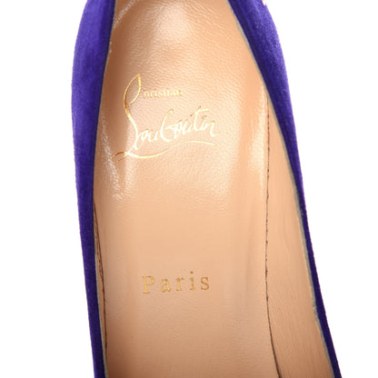 Christian Louboutin Suede Candidate 100 Pumps 37 Purple Pop 8 of 10