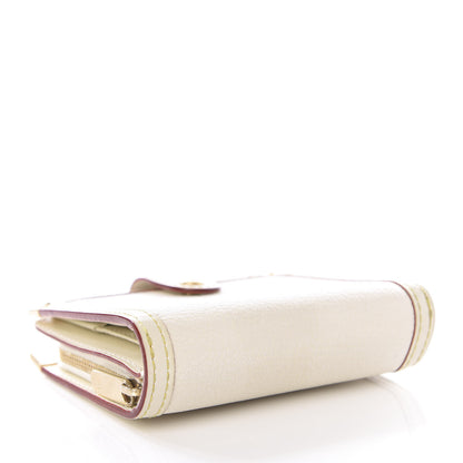 Louis Vuitton Suhali Compact Zipped Wallet White 3 of 7