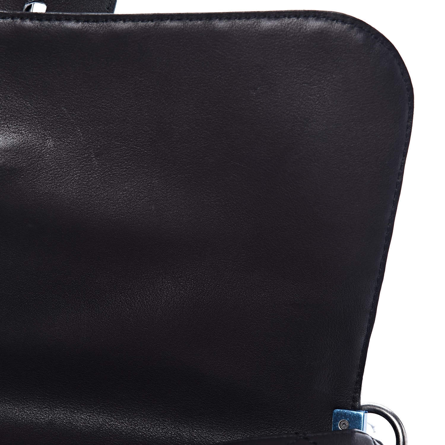 Chanel Calfskin Quilted Large Ride My Bag Messenger Black 9 of 13