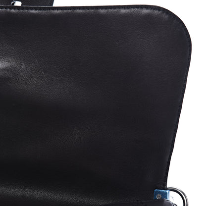 Chanel Calfskin Quilted Large Ride My Bag Messenger Black 9 of 13